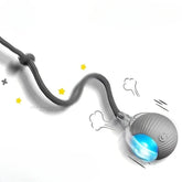Cat Interactive Ball Toy, Automatic Rolling Ball with Tail